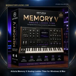 Arturia Memory V Analog Ladder Titan 3D box