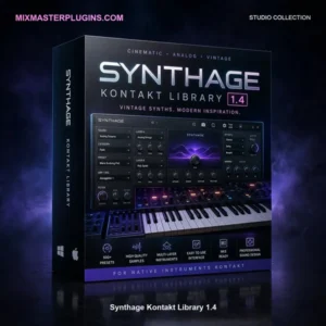 Synthage Kontakt Library 1.4 3D box