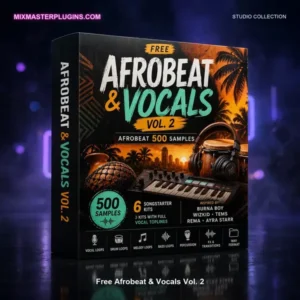 Free Afrobeat & Vocals Vol. 2 3D box