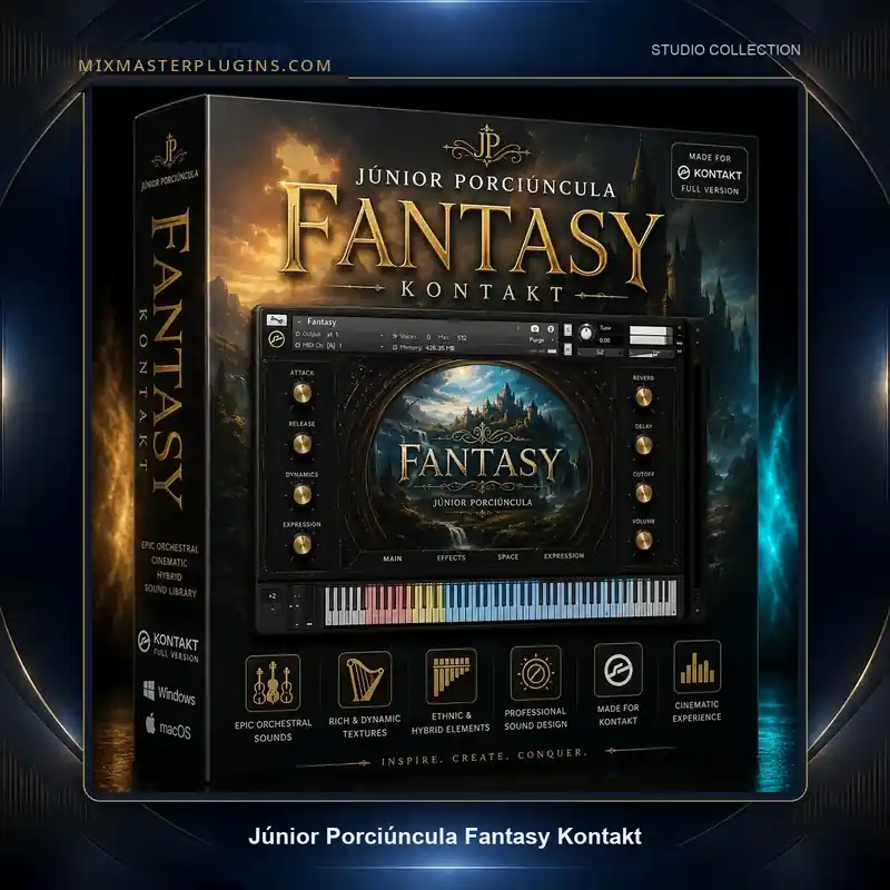 Fantasy Kontakt library 3D box