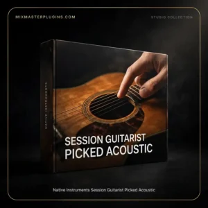 Native Instruments Session Guitarist Picked Acoustic 3D box