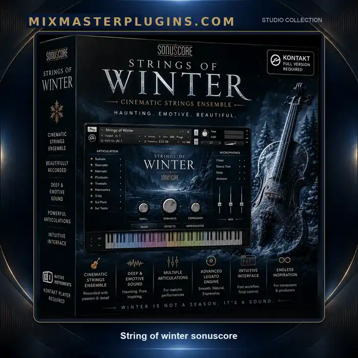 Sonuscore Strings of Winter 3D box