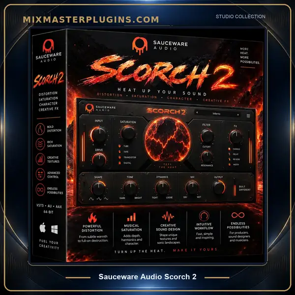 Sauceware Audio Scorch 2 3D box